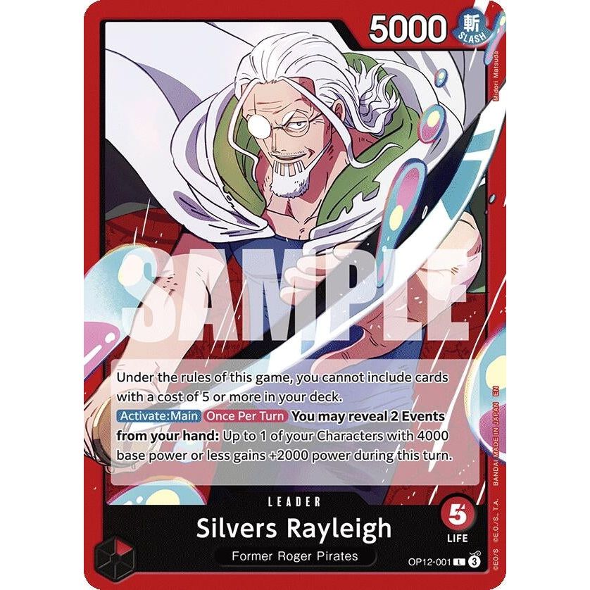Image for Silvers Rayleigh (OP12-001) (OP12) - One Piece Card Game