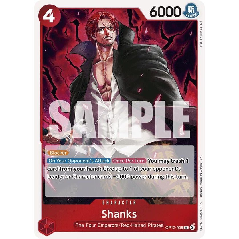 Image for Shanks (008) (OP12-008) (OP12) - One Piece Card Game