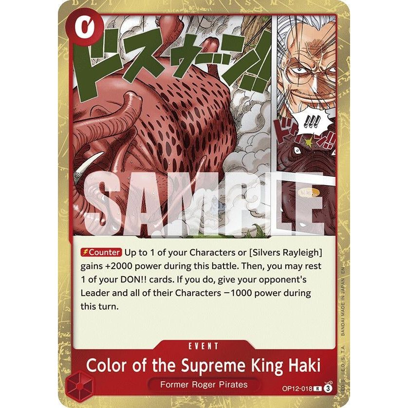 Image for Color of the Supreme King Haki (OP12-018) (OP12) - One Piece Card Game