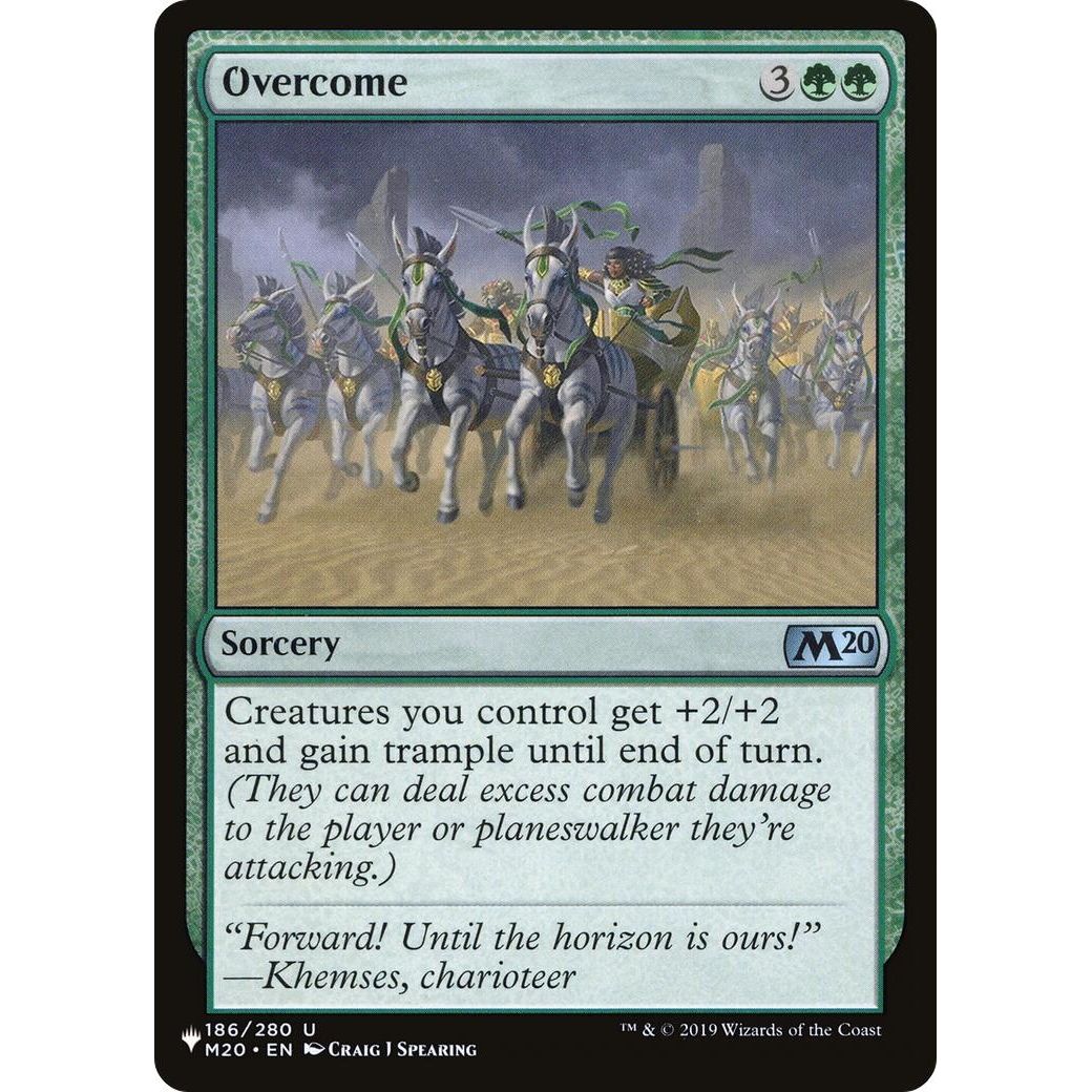 Image for Overcome (186) (LIST) - Magic: The Gathering