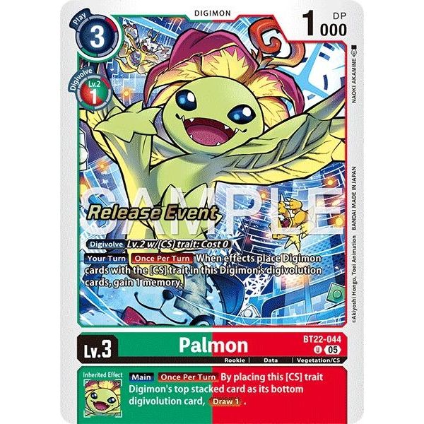 Image for Palmon (BT22-044 U) (BT22_RE) - Digimon Card Game