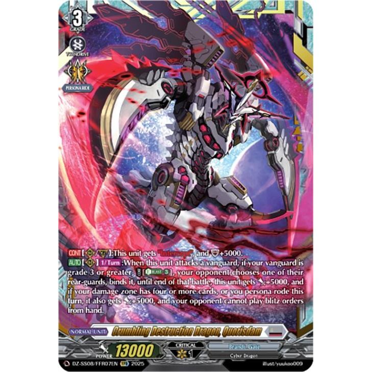 Image for Crumbling Destruction Dragon, Quorisdam (FFR) (DZ-SS08/FFR07EN) (DZ-SS08) - Cardfight Vanguard