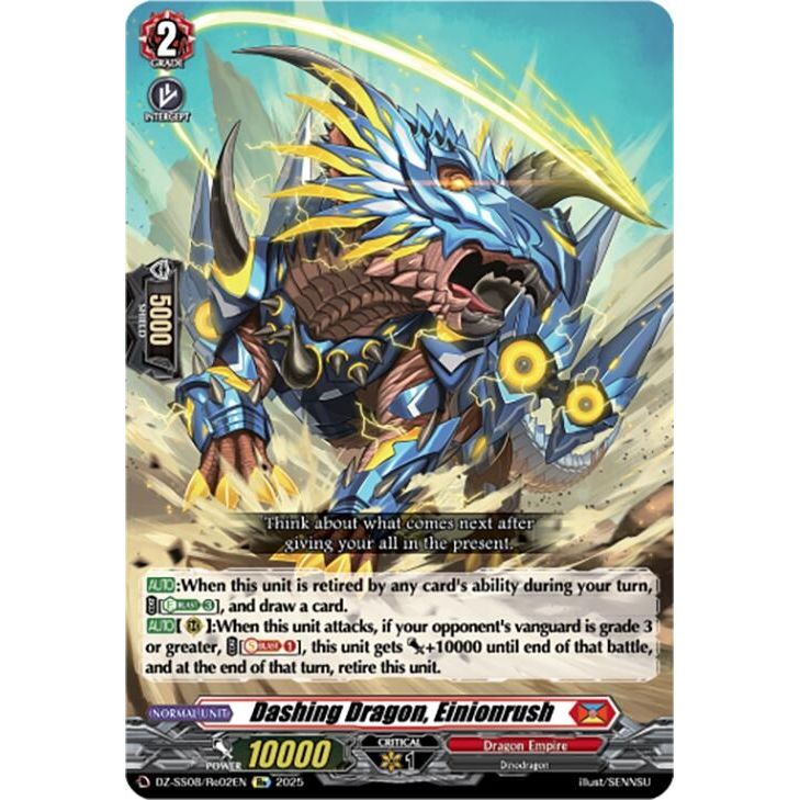 Image for Dashing Dragon, Einionrush (DZ-SS08/Re02EN) (DZ-SS08) - Cardfight Vanguard