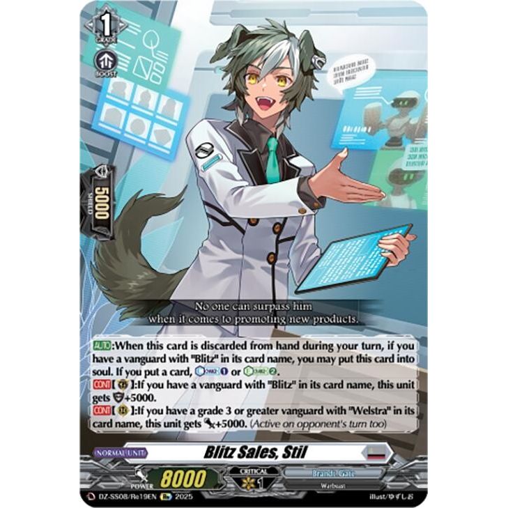 Image for Blitz Sales, Stil (DZ-SS08/Re19EN) (DZ-SS08) - Cardfight Vanguard