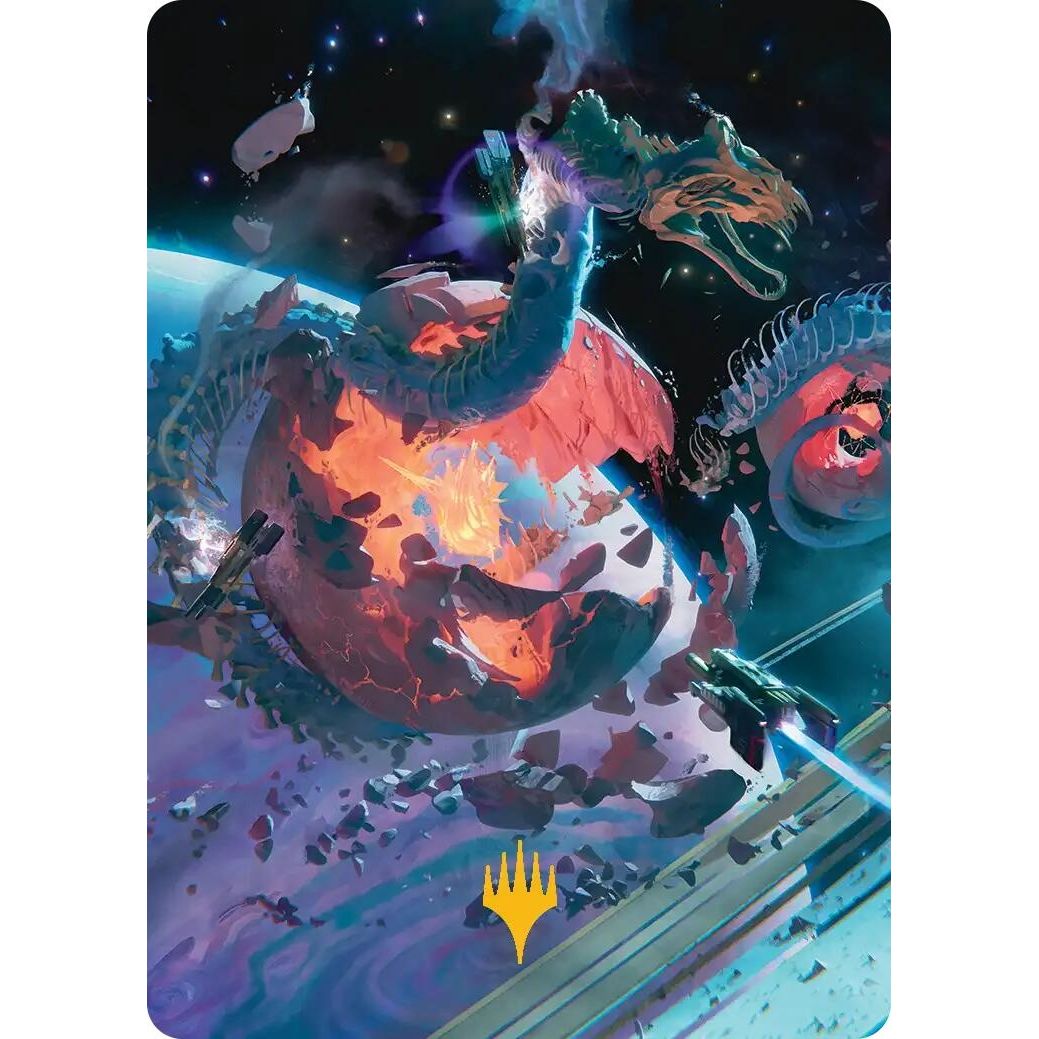 Image for Scavenger Grounds Art Card (47/54) (Gold-Stamped Planeswalker Symbol) (47) (AAEOE) - Magic: The Gathering