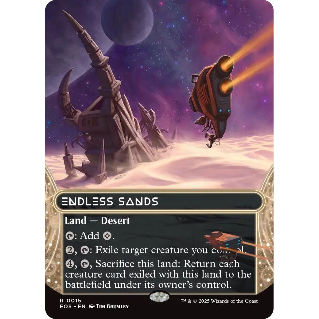 Image for Endless Sands (0015) (Borderless) (15) (EOS) - Magic: The Gathering