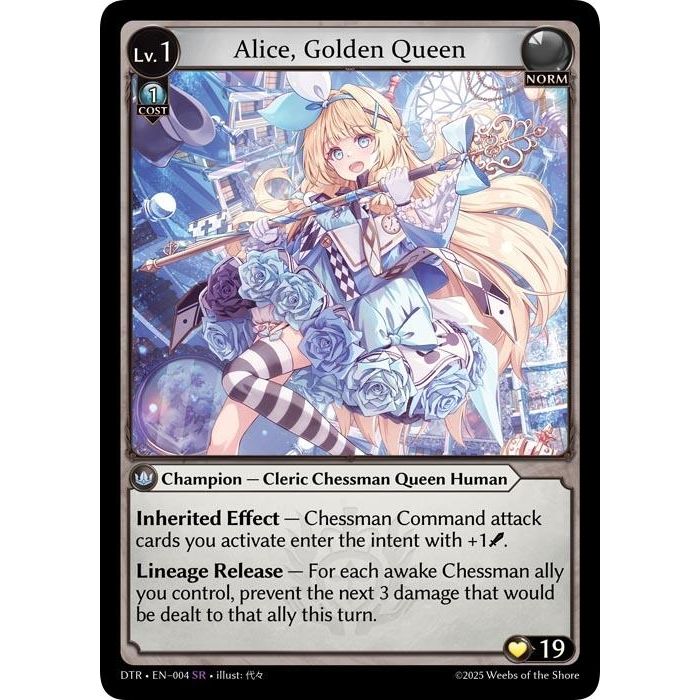 Image for Alice, Golden Queen (004) (DTR1E) - Grand Archive TCG