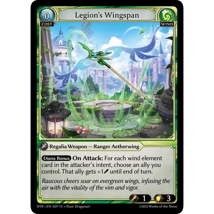 Image for Legion's Wingspan (029) (DTR1E) - Grand Archive TCG