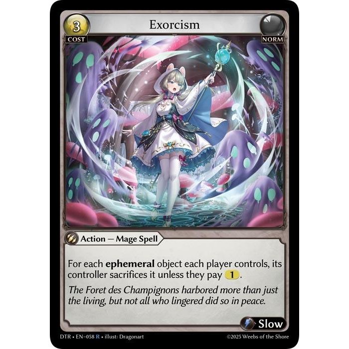 Image for Exorcism (058) (DTR1E) - Grand Archive TCG
