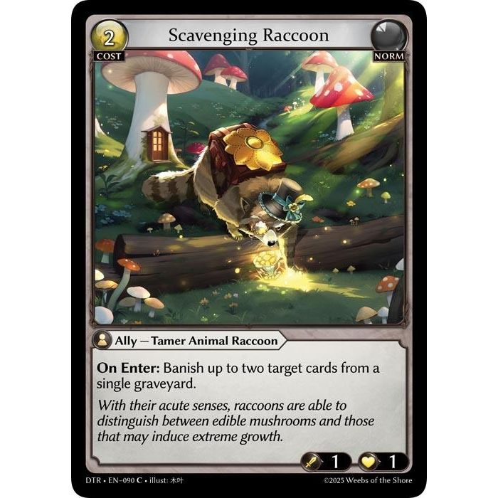 Image for Scavenging Raccoon (090) (DTR1E) - Grand Archive TCG