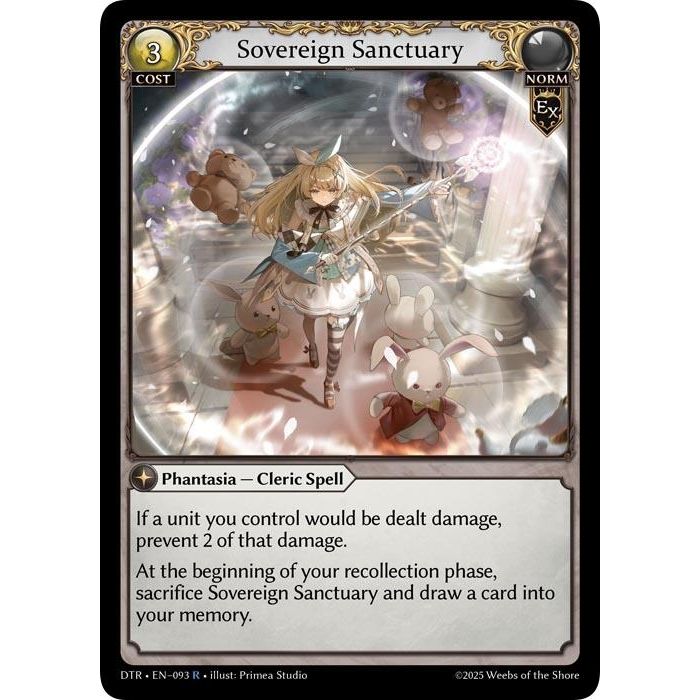 Image for Sovereign Sanctuary (093) (DTR1E) - Grand Archive TCG