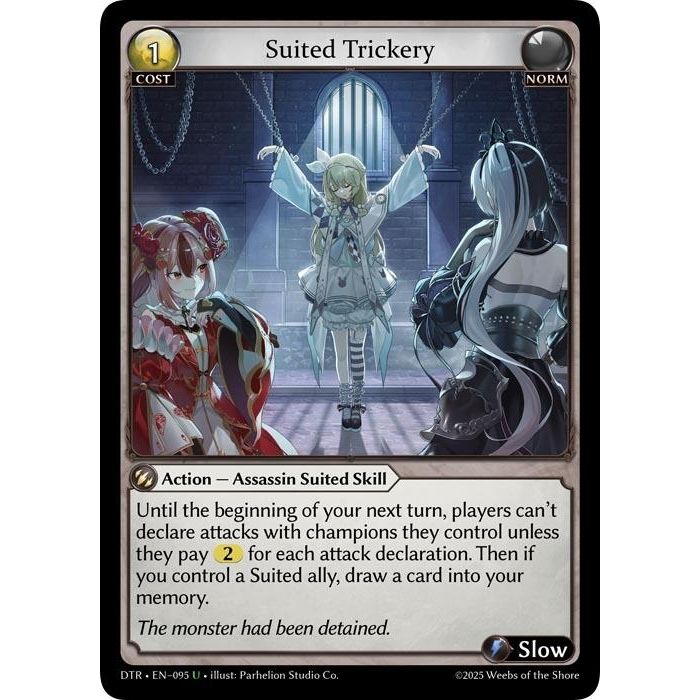 Image for Suited Trickery (095) (DTR1E) - Grand Archive TCG