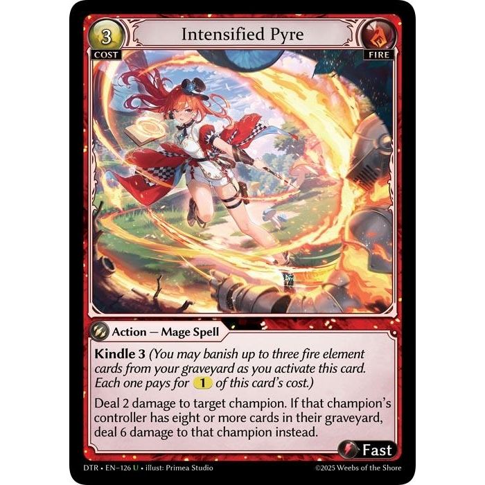 Image for Intensified Pyre (126) (DTR1E) - Grand Archive TCG