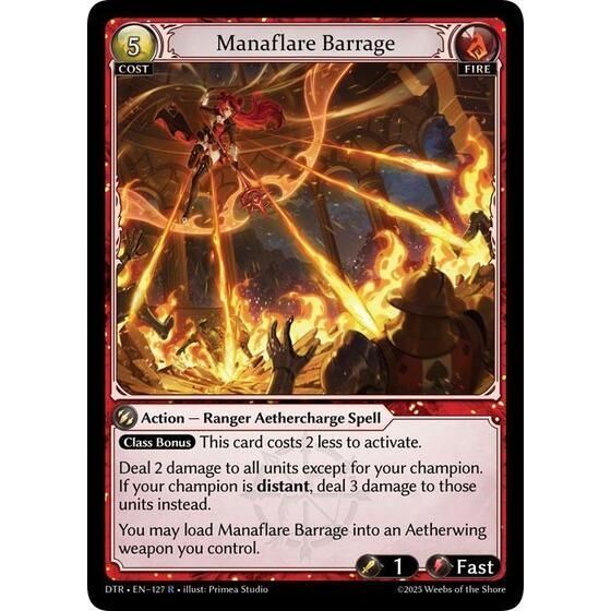 Image for Manaflare Barrage (127) (DTR1E) - Grand Archive TCG