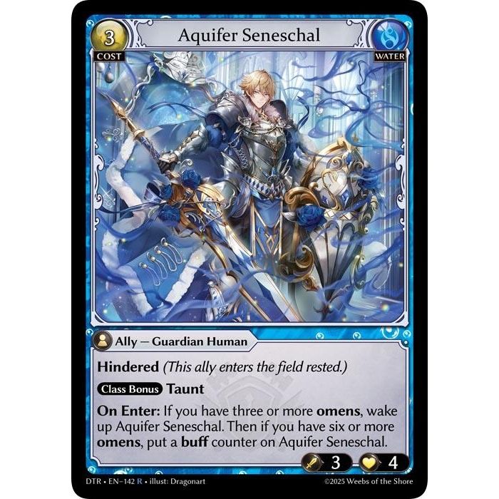 Image for Aquifer Seneschal (142) (DTR1E) - Grand Archive TCG