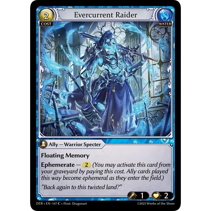 Image for Evercurrent Raider (147) (DTR1E) - Grand Archive TCG