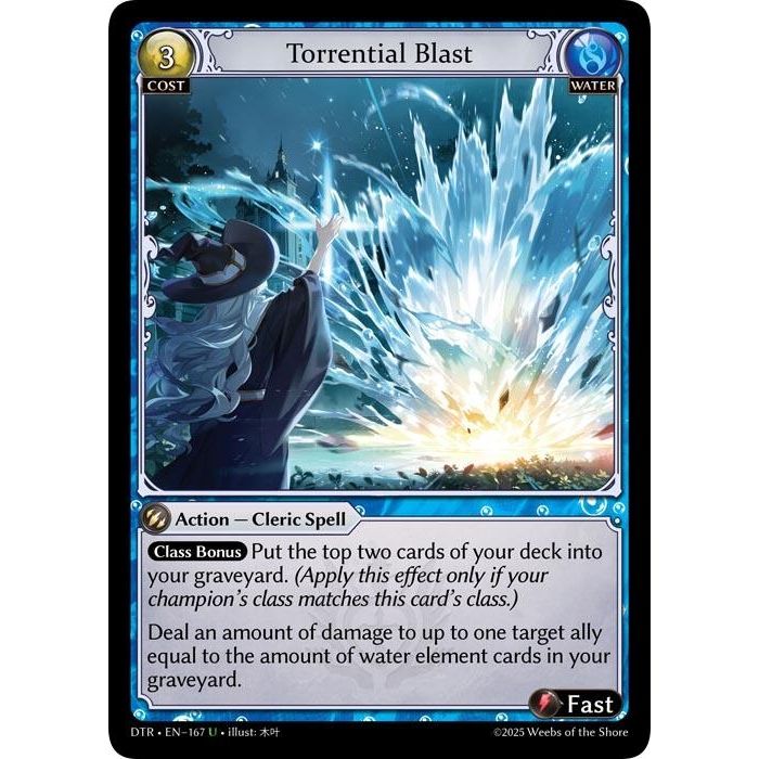 Image for Torrential Blast (167) (DTR1E) - Grand Archive TCG