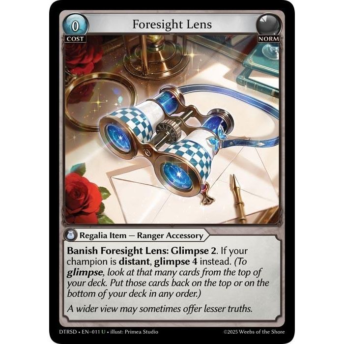 Image for Foresight Lens (11) (DTRSD) - Grand Archive TCG