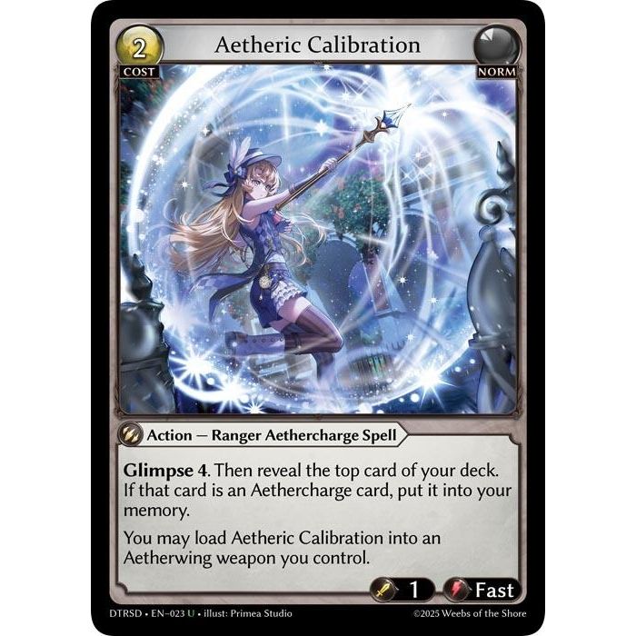 Image for Aetheric Calibration (23) (DTRSD) - Grand Archive TCG