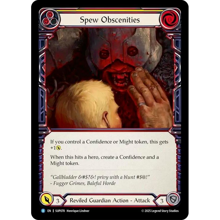 Image for Spew Obscenities (SUP078) (SUP) - Flesh and Blood TCG