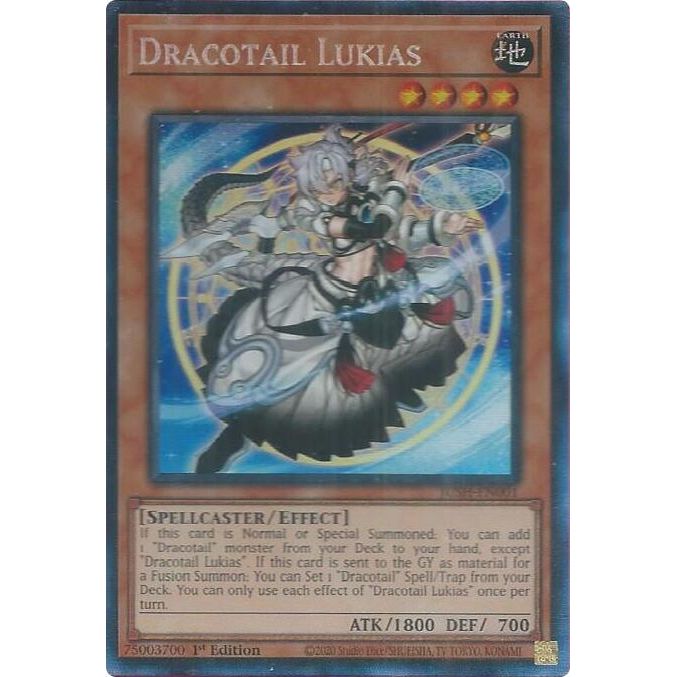 Image for Dracotail Lukias (CR) (JUSH-EN001) (JUSH) - YuGiOh