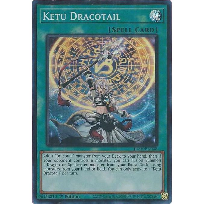 Image for Ketu Dracotail (JUSH-EN008) (JUSH) - YuGiOh