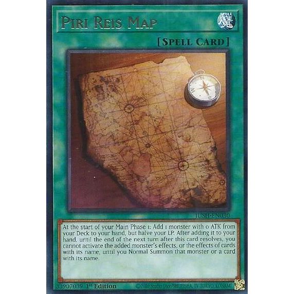 Image for Piri Reis Map (JUSH-EN030) (JUSH) - YuGiOh