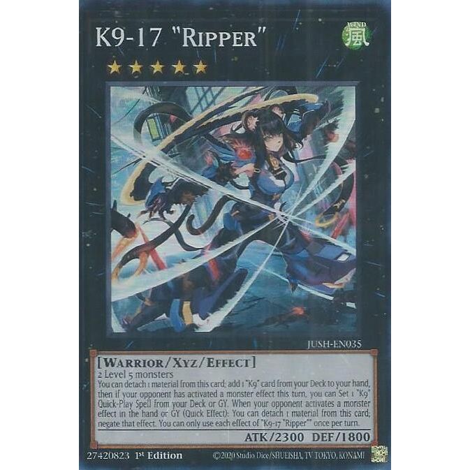 Image for K9-17 "Ripper" (JUSH-EN035) (JUSH) - YuGiOh