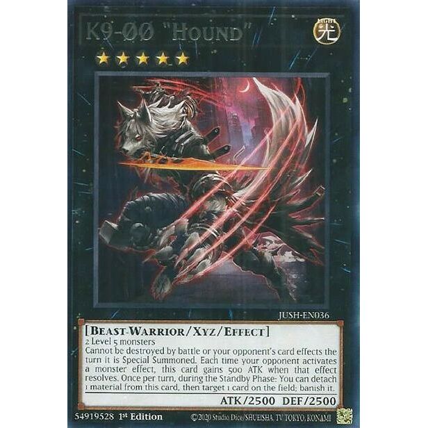 Image for K9-00 "Hound" (JUSH-EN036) (JUSH) - YuGiOh