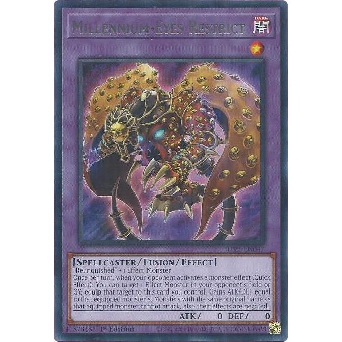 Image for Millennium-Eyes Restrict (JUSH-EN047) (JUSH) - YuGiOh