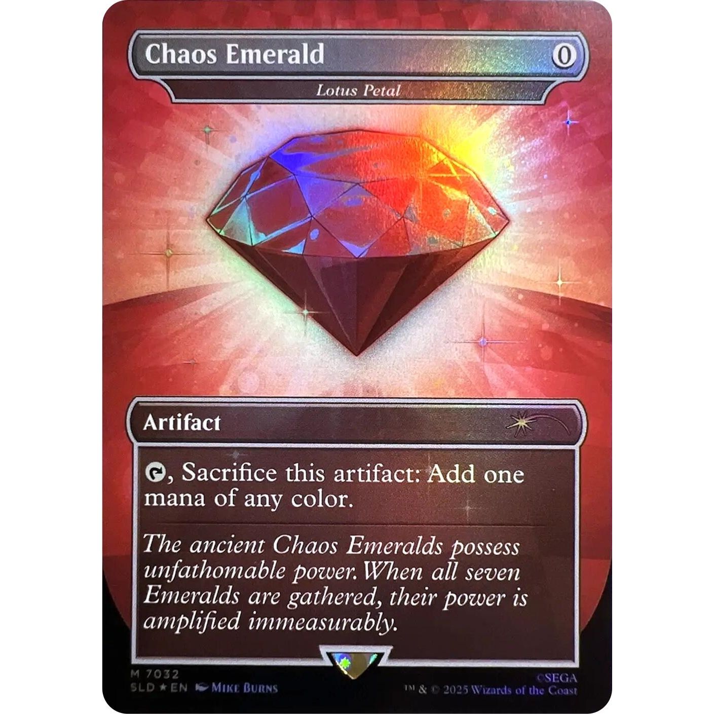 Image for Chaos Emerald - Lotus Petal (7032) (7032) (SLD) - Magic: The Gathering