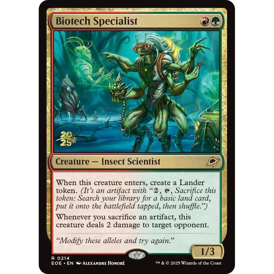 Image for Biotech Specialist (214) (PRE) - Magic: The Gathering