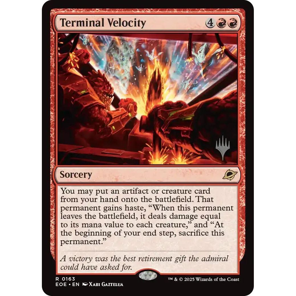 Image for Terminal Velocity (163) (PPEOE) - Magic: The Gathering