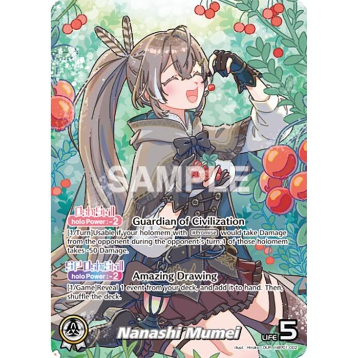 Image for Nanashi Mumei (OUR) (hBP01-002) (BP01E) - hololive OFFICIAL CARD GAME