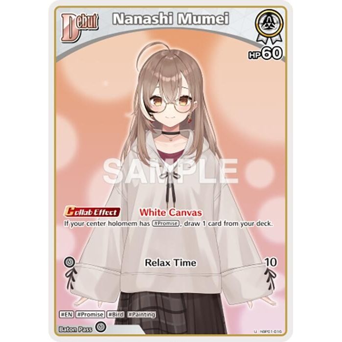 Image for Nanashi Mumei (U) (hBP01-016) (hBP01-016) (BP01E) - hololive OFFICIAL CARD GAME