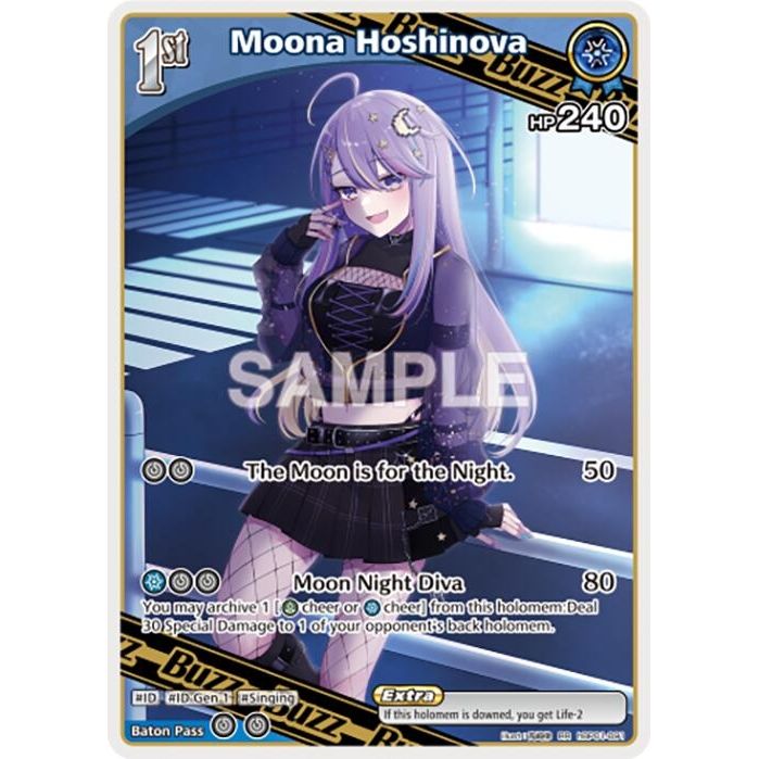 Image for Moona Hoshinova (RR) (hBP01-091) (BP01E) - hololive OFFICIAL CARD GAME