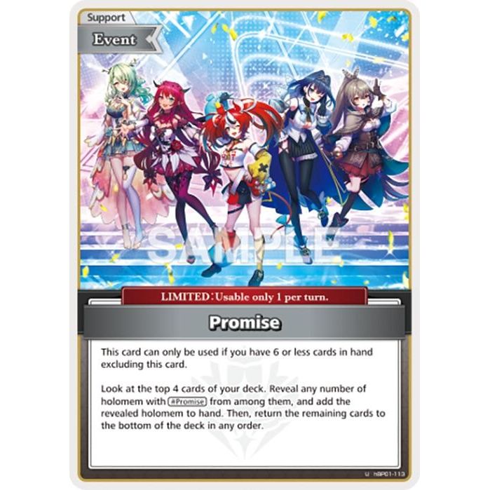 Image for Promise (U) (hBP01-113) (BP01E) - hololive OFFICIAL CARD GAME