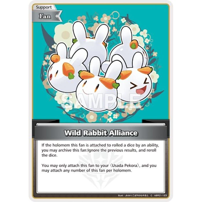 Image for Wild Rabbit Alliance (C) (hBP01-123) (BP01E) - hololive OFFICIAL CARD GAME