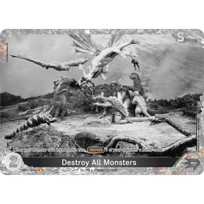 Image for Destroy All Monsters (EBP01-076+) (EBP01-076+) - Godzilla Card Game