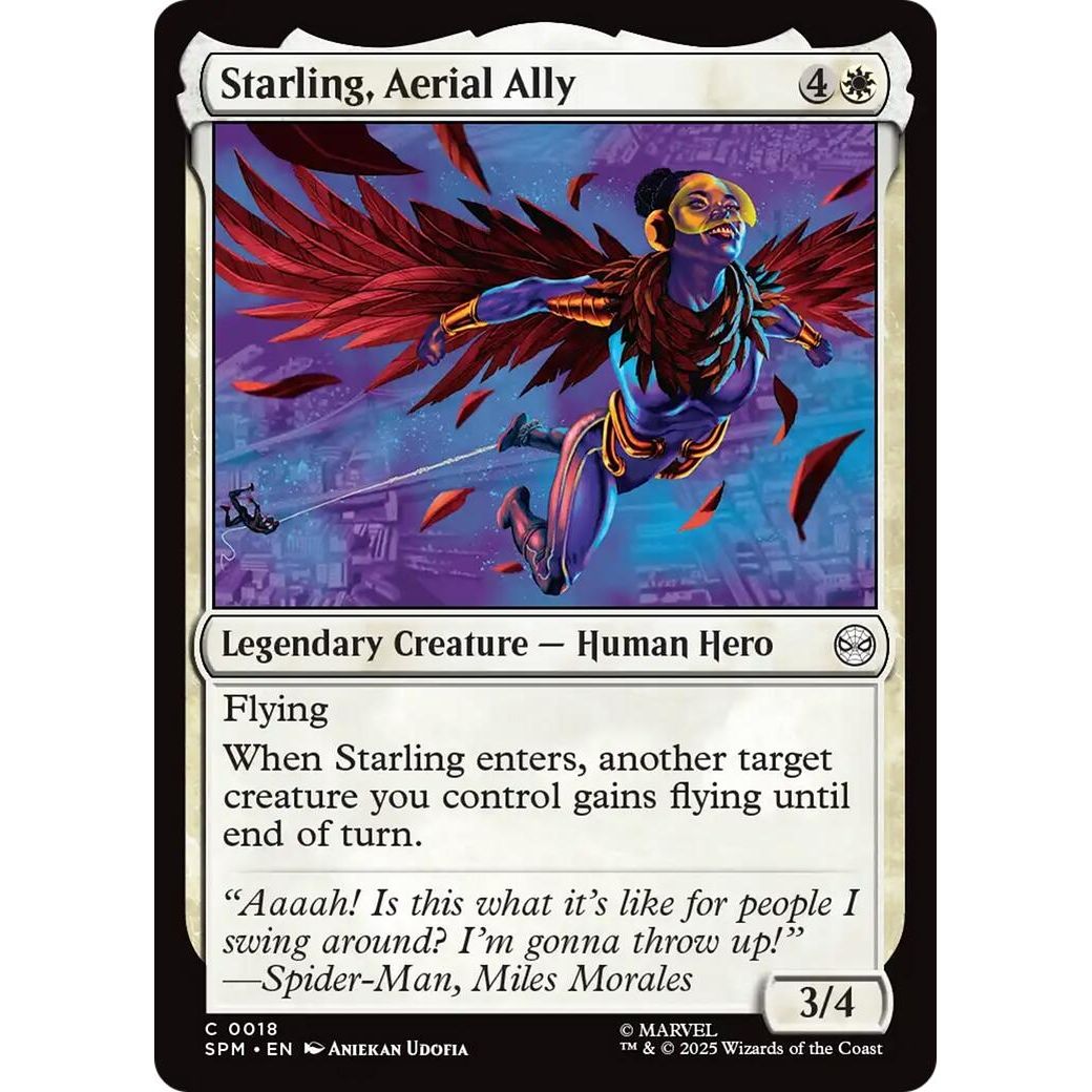 Image for Starling, Aerial Ally (18) (SPM) - Magic: The Gathering