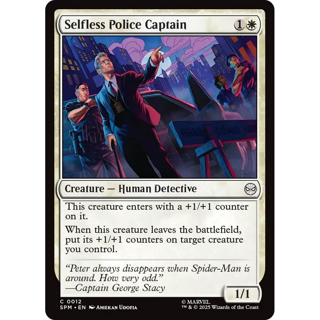 Image for Selfless Police Captain (12) (SPM) - Magic: The Gathering