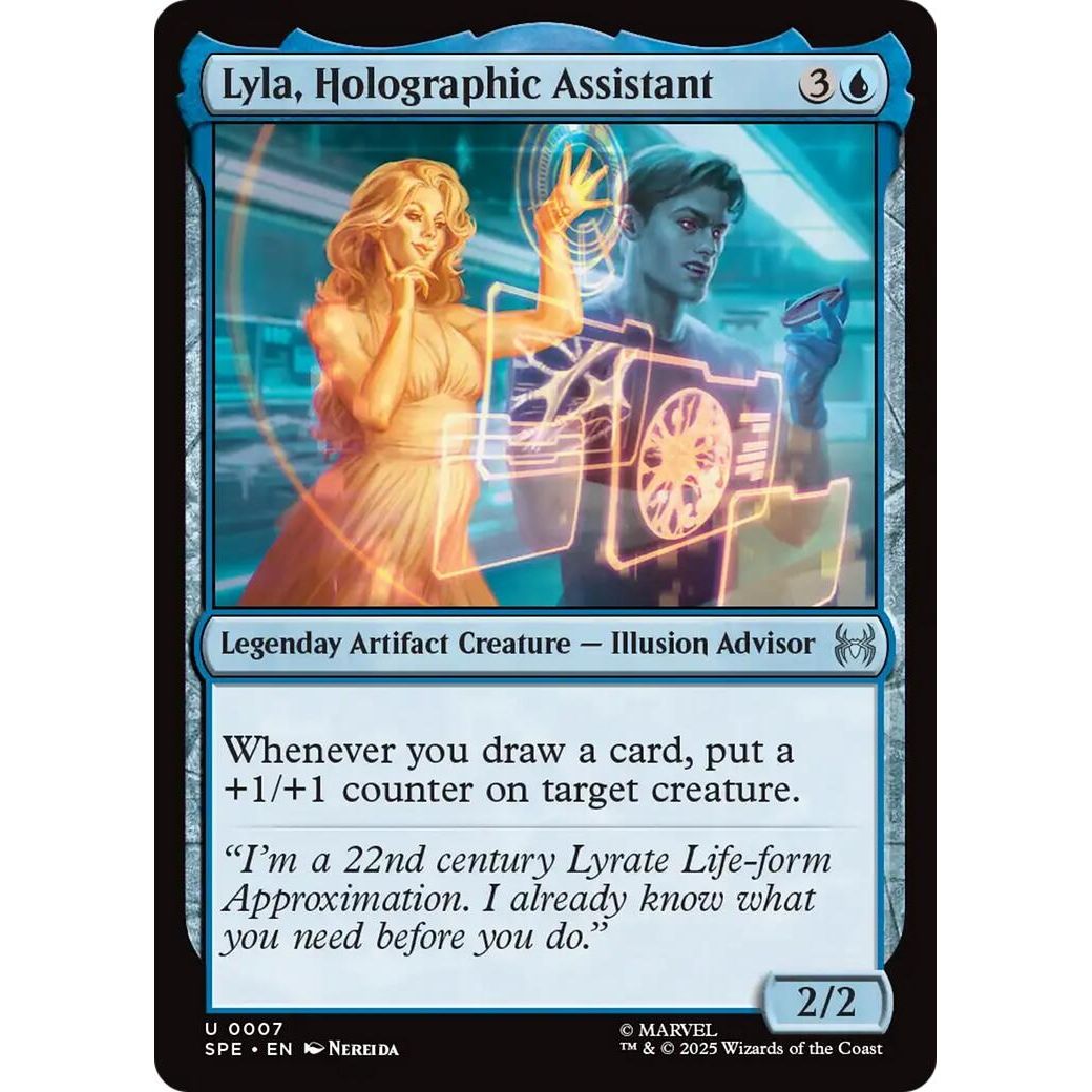 Image for Lyla, Holographic Assistant (7) (SPE) - Magic: The Gathering