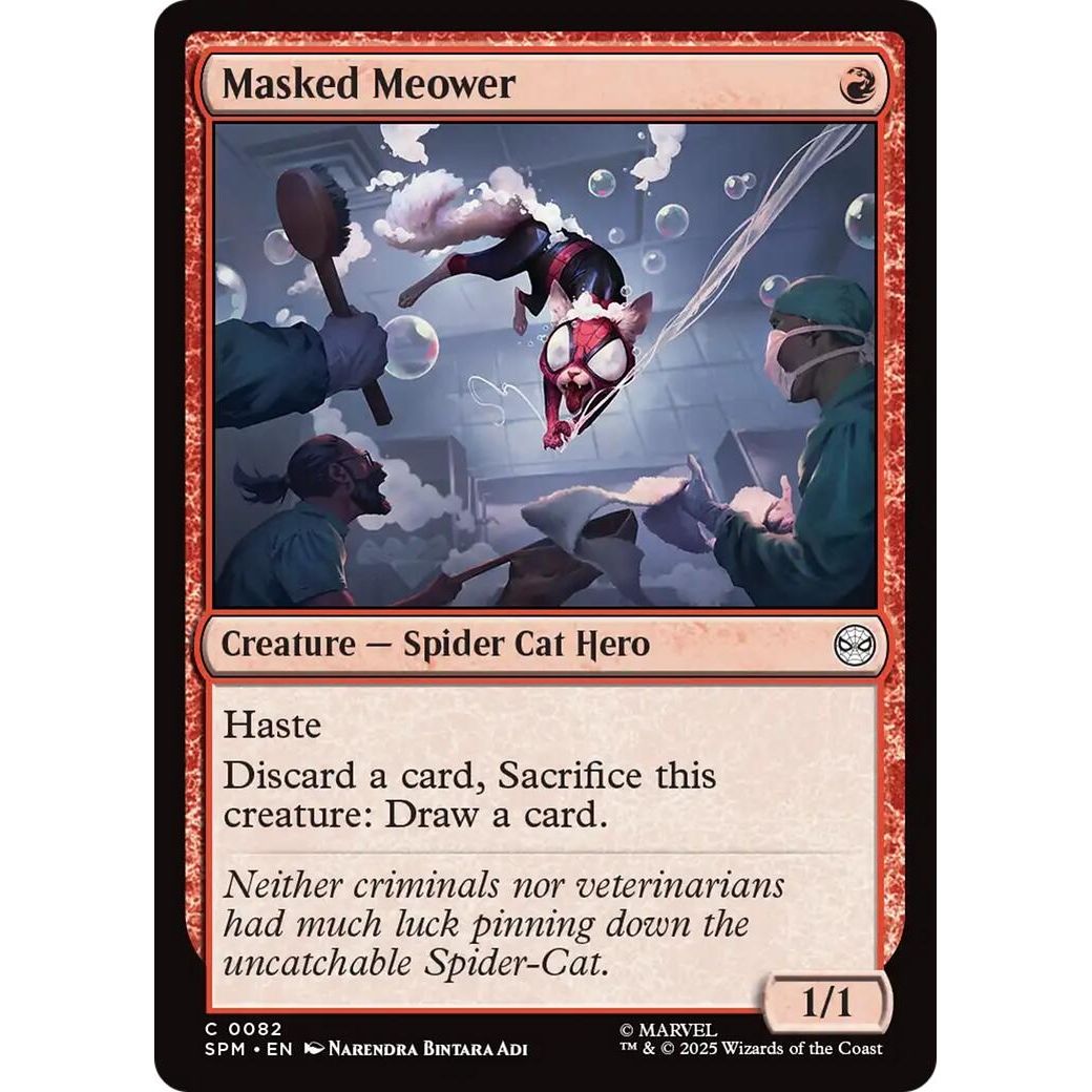 Image for Masked Meower (82) (SPM) - Magic: The Gathering