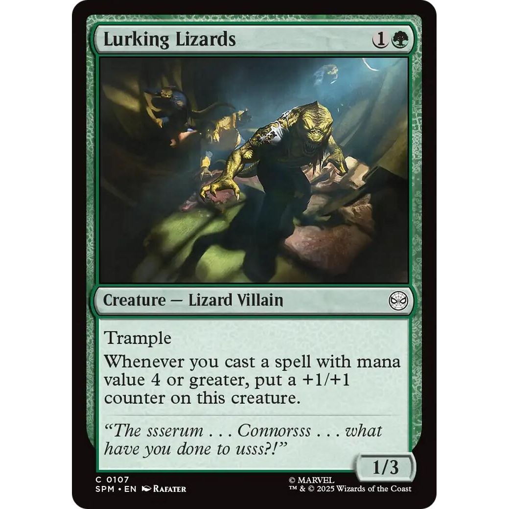 Image for Lurking Lizards (107) (SPM) - Magic: The Gathering