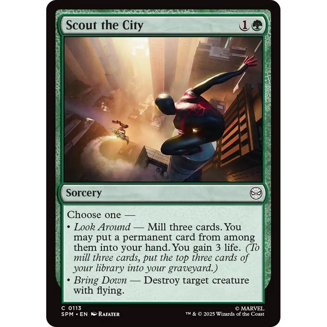 Image for Scout the City (113) (SPM) - Magic: The Gathering