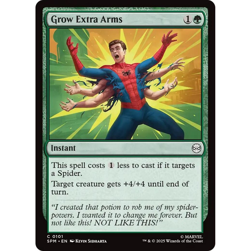 Image for Grow Extra Arms (101) (SPM) - Magic: The Gathering