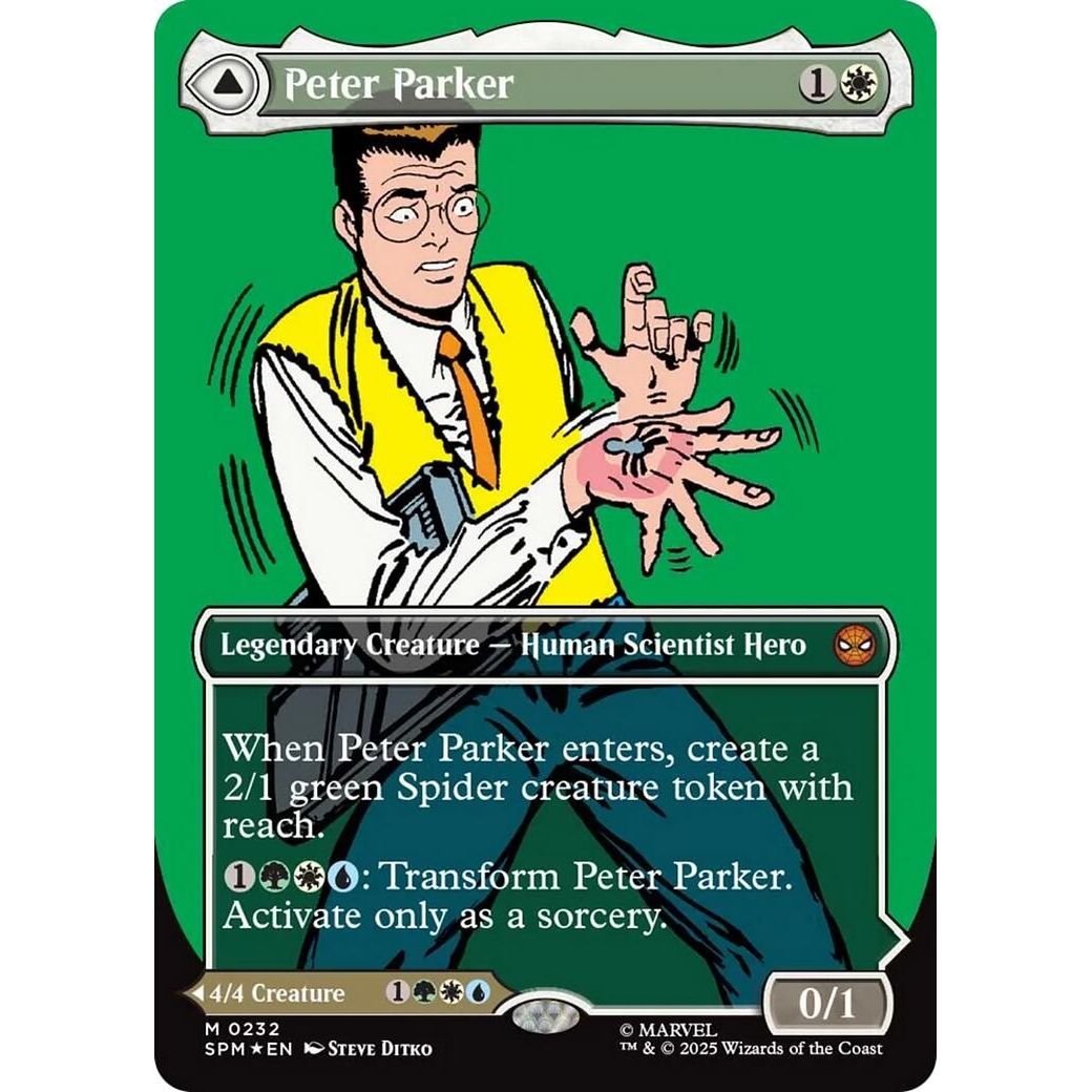 Image for Peter Parker (0232) (Borderless) (232) (SPM) - Magic: The Gathering