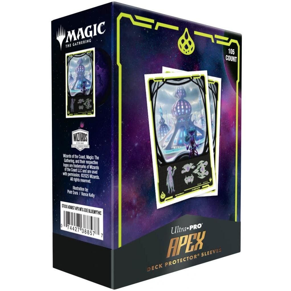 Image for Edge of Eternities - APEX Deck Protector Sleeves for Magic: The Gathering - Green Mythic (105-pack) - Card Sleeves