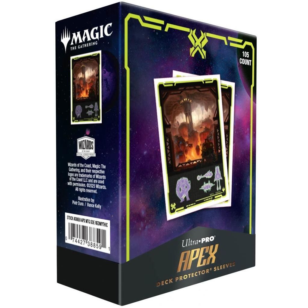 Image for Edge of Eternities - APEX Deck Protector Sleeves for Magic: The Gathering - Red Mythic (105-pack) - Card Sleeves