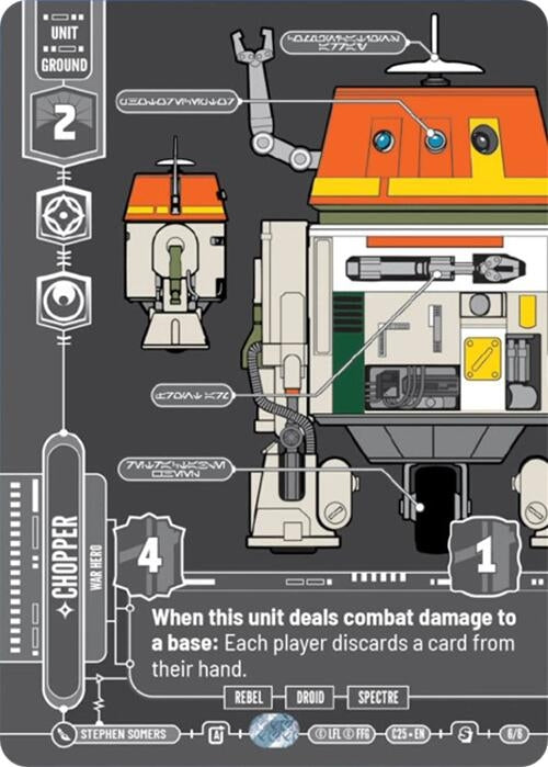 Image for Chopper - War Hero (6/6) (CE2025) - Star Wars: Unlimited